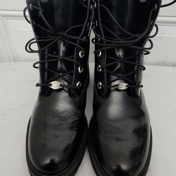 Timberland Women's Kinsley 6 Inch Waterproof Combat Boots Black  Size 6.5 NWOT - Picture 5 of 8